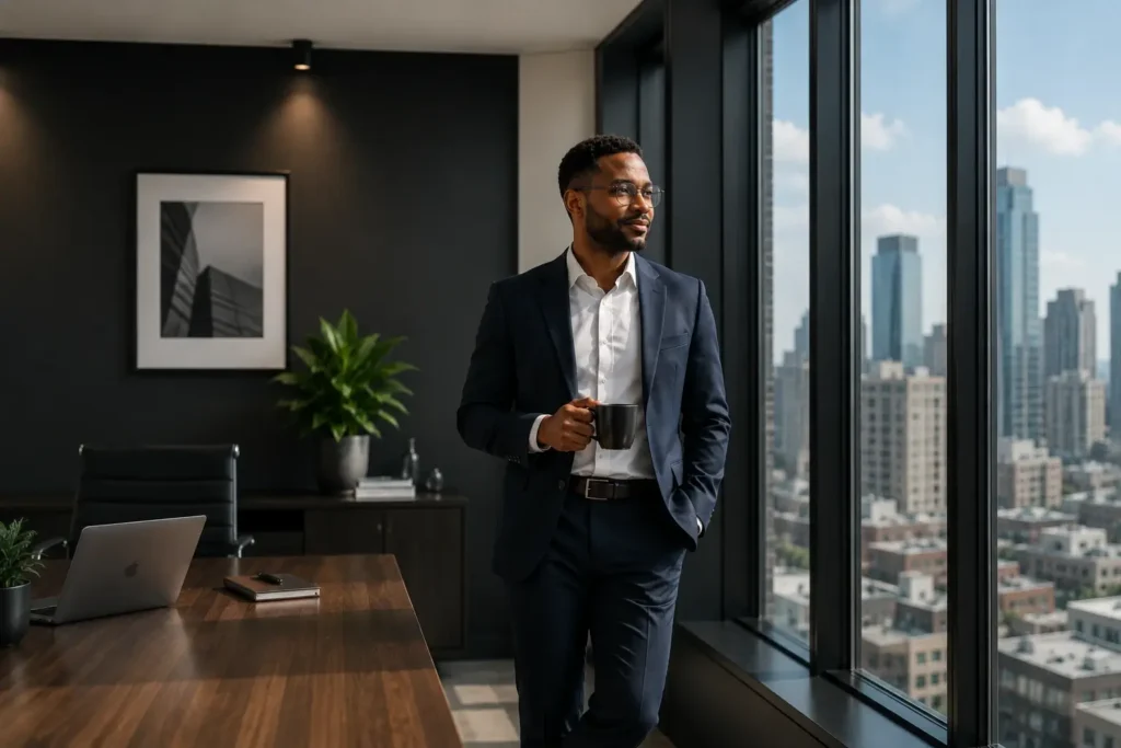 man in the office